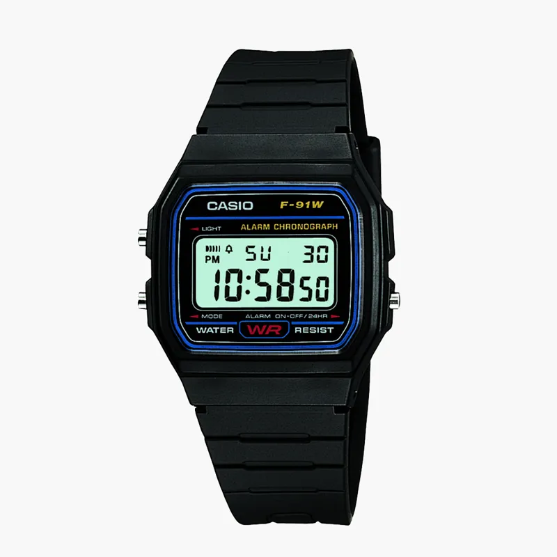 Casio F-91W Watch Black
